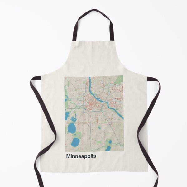 Item preview, Minneapolis Minimalistic Map Art designed and sold by MapsNerd.