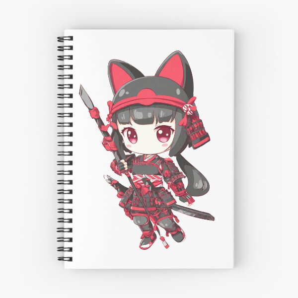 Item preview,  chibi samurai neko designed and sold by cutemakerotart.