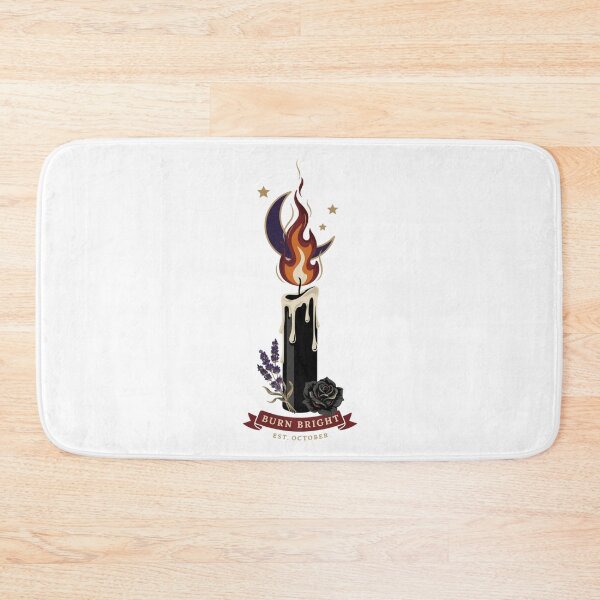 Item preview, Burn Bright Candle Witch T-Shirt | Witch Hour Halloween Graphic Tee v13 designed and sold by DarylWelsh2024.