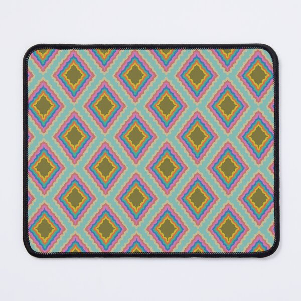 Item preview, Retro Diamond Geometric Pattern designed and sold by Rukhscreations.