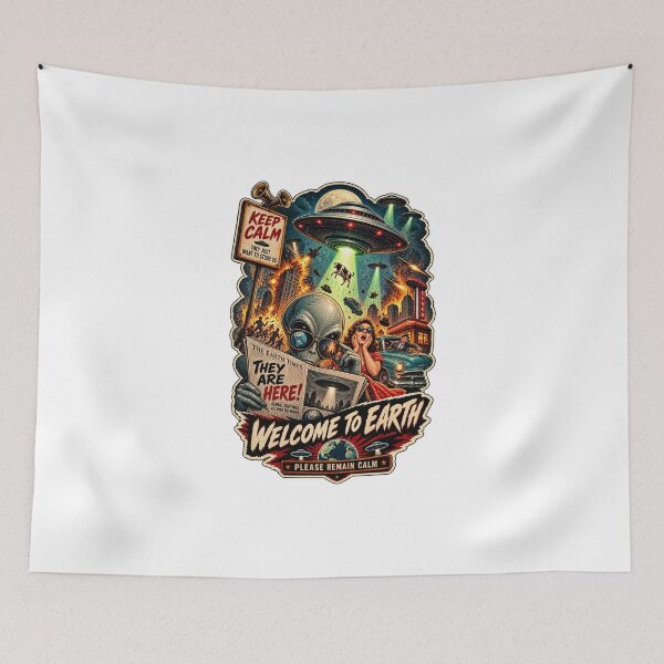 Item preview, Alien Invasion designed and sold by AlfredoBela.