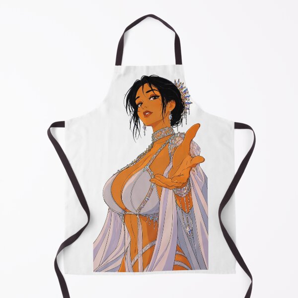 Item preview, Desert Princess Pin-Up – Retro Cartoon Beauty designed and sold by Hollow Moon Studios..