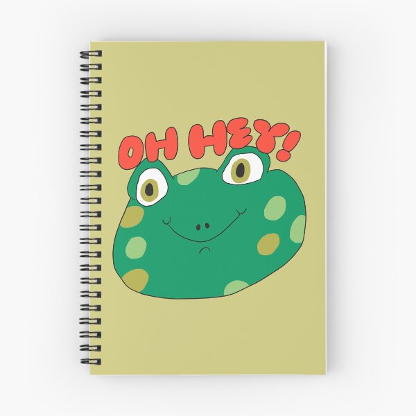 Item preview, Oh Hey! Spots the Frog (Red) designed and sold by yellowflowerhut.