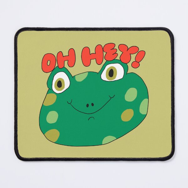 Item preview, Oh Hey! Spots the Frog (Red) designed and sold by yellowflowerhut.