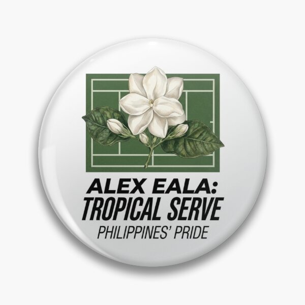 Item preview, ​Alex Eala Philippines Pride Tennis Serve Vintage Design designed and sold by Sema Sema.