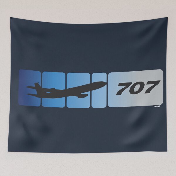Item preview, 707 Retro Blue Blocks Aviation designed and sold by VoglR.