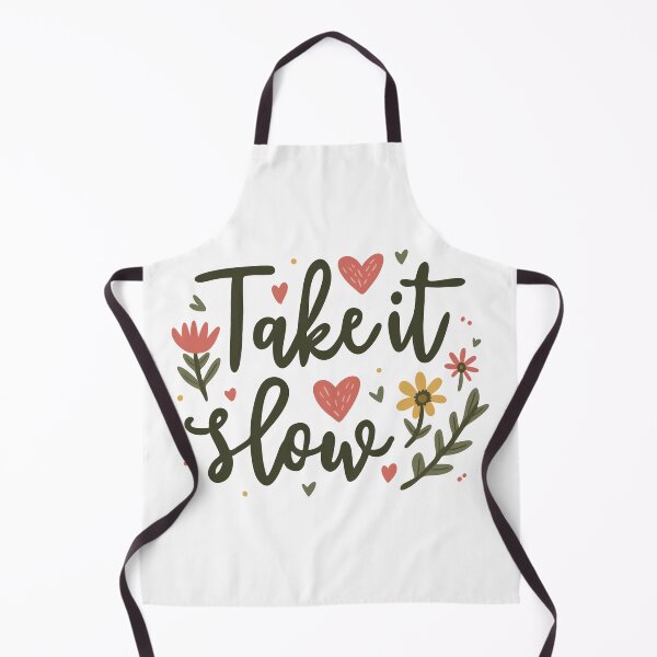 Item preview, Take It Slow Floral Quote Design designed and sold by DinaArtStudio.