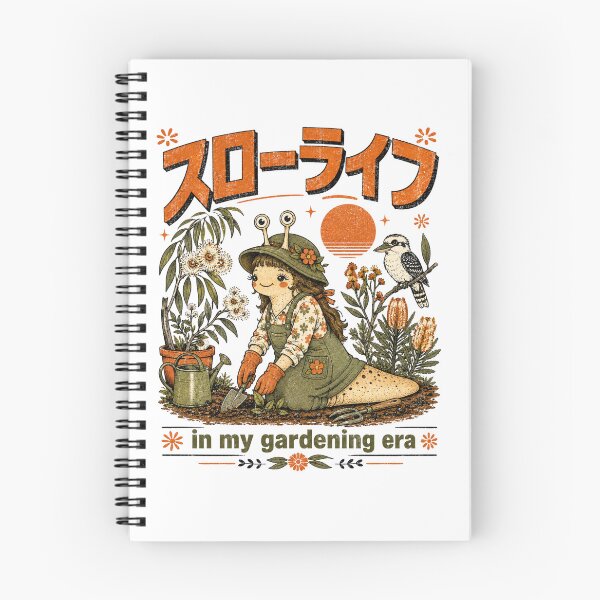 Item preview, Showa Retro Slow Life Slug Girl Gardening With Kookaburra designed and sold by Yellowriversss.