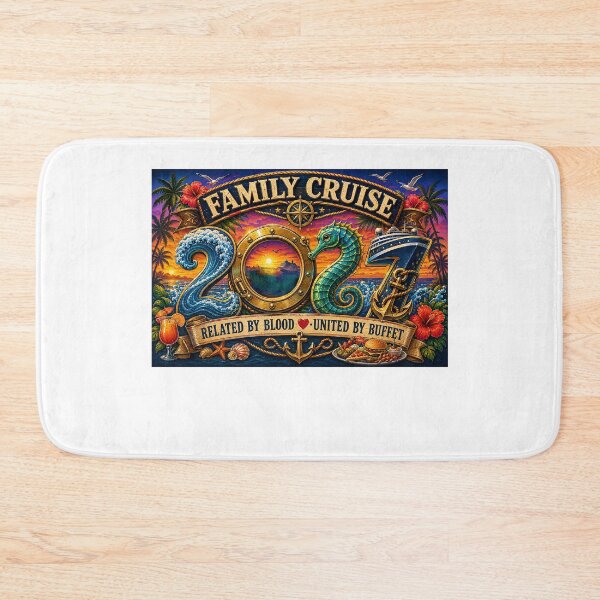 Item preview, TRAVEL COLLECTION - FAMILY CRUISE - 2027 - RELATED BY BLOOD - UNITED BY BUFFET designed and sold by WheelieGdArt.