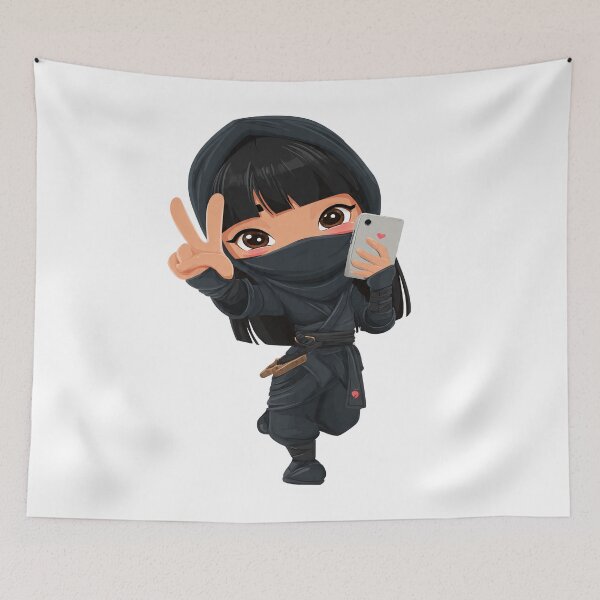 Item preview, chibi samurai character designed and sold by cutemakerotart.