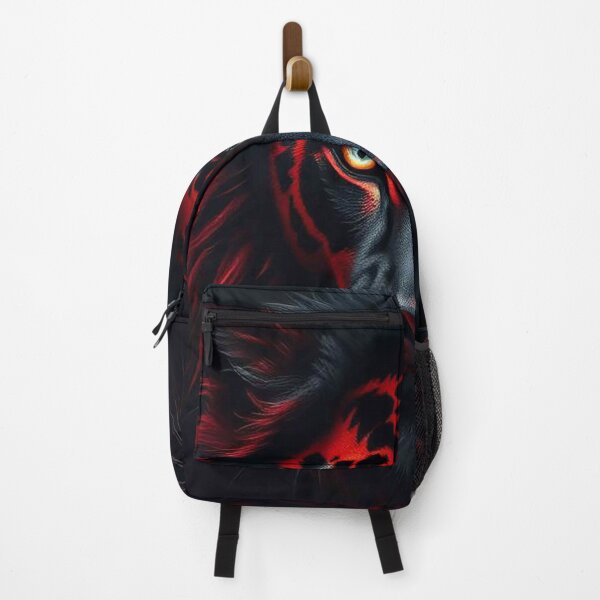 Item preview, Bloodfire Lion – Majestic Black Lion with Crimson Markings designed and sold by MFMart.