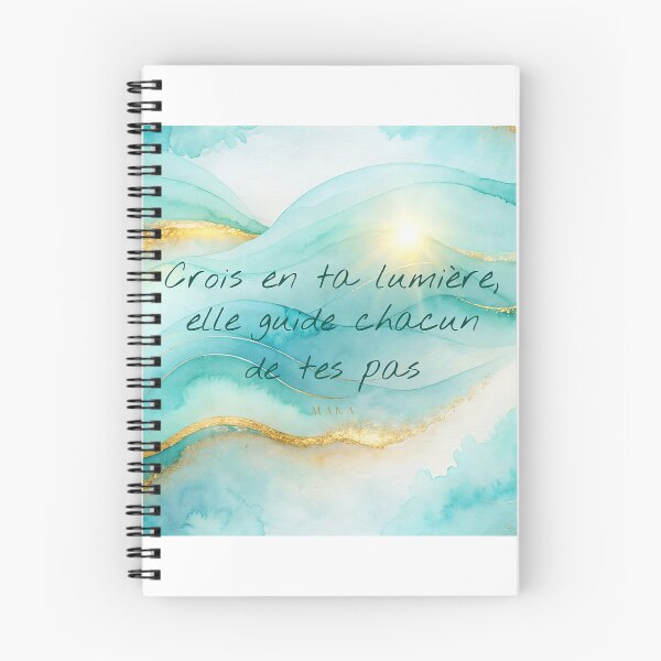 Item preview, Believe in Your Light — Inspirational Quote Turquoise and Gold Watercolor designed and sold by Hawaii26.