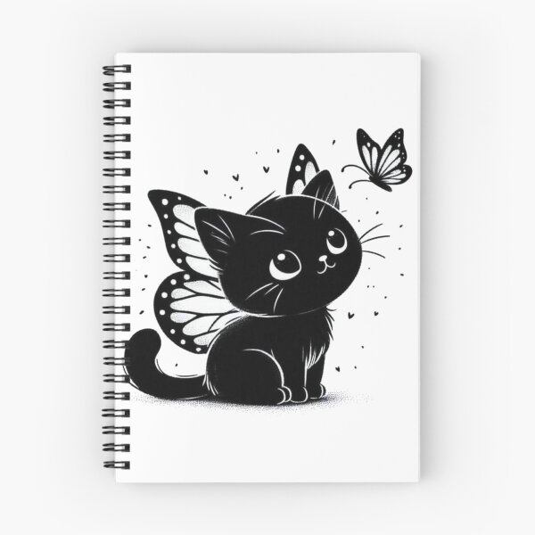 Artikelvorschau, Katze / Schmetterling / Liebe / Kreatives T-Shirt entworfen und verkauft von Creative T-shirts.