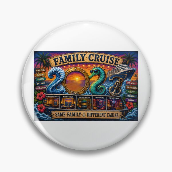 Item preview, TRAVEL COLLECTION - FAMILY CRUISE - 2027 - SAME FAMILY • DIFFERENT CABINS designed and sold by WheelieGdArt.