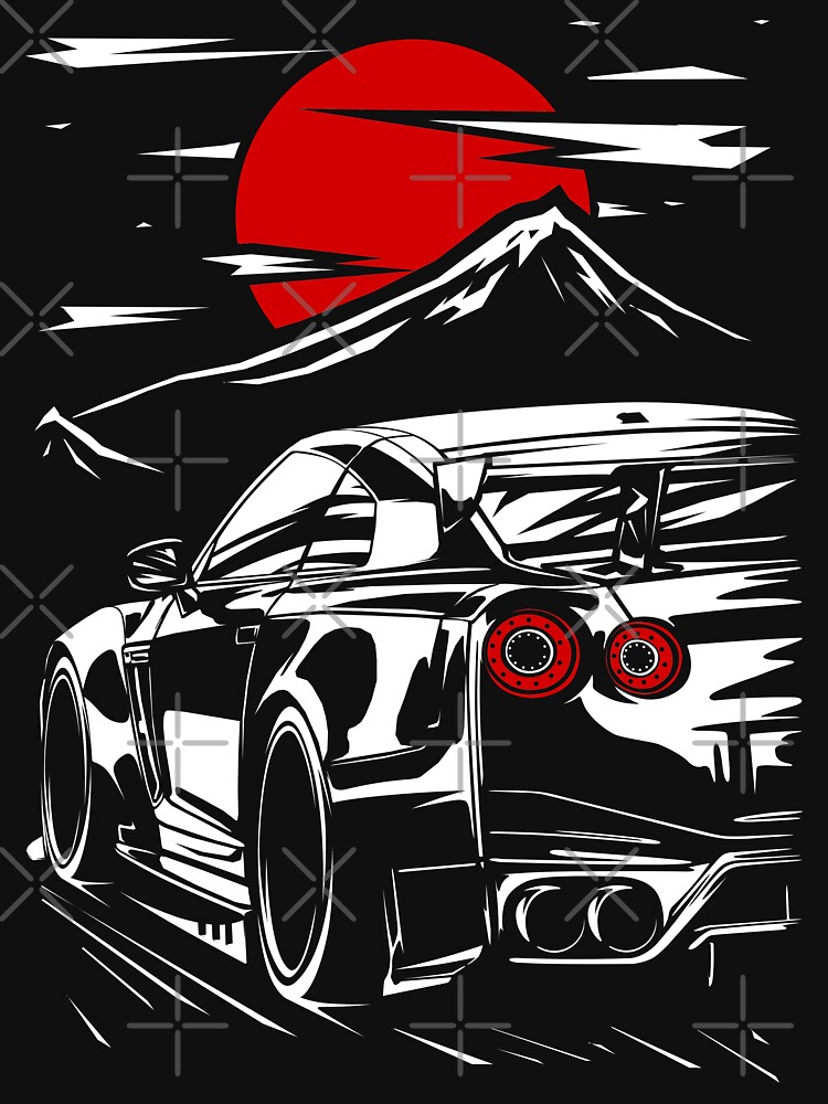 Thumbnail 7 of 7, Essential T-Shirt, Nissan GT-R Nismo Haruna designed and sold by w1gger.