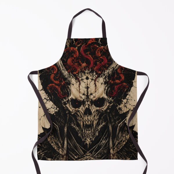 Item preview, Gothic Japanese Art Serpent Crown Oni Warlord designed and sold by MouradStudio.