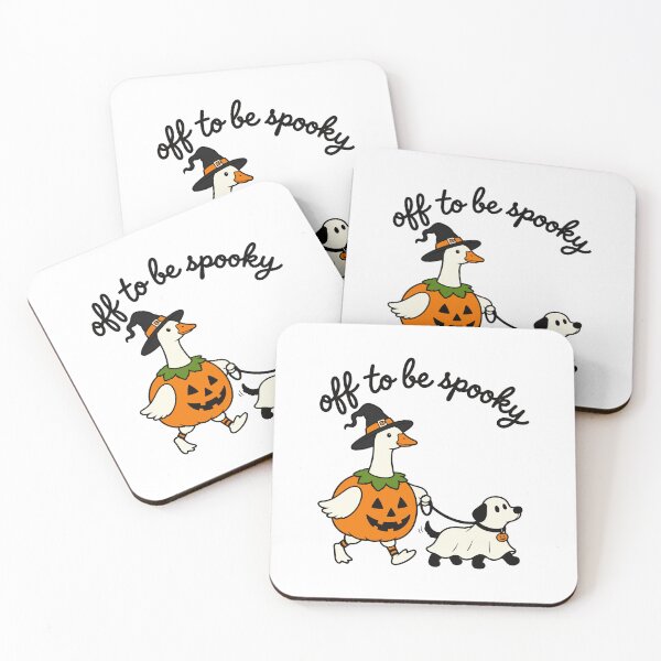Item preview, Off To Spooky Goose Dog Halloween designed and sold by gunaone-design.