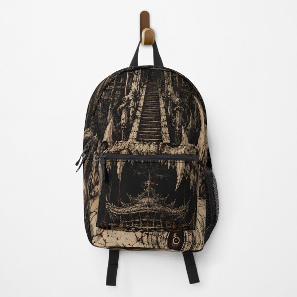 Item preview, Gothic Japanese Art - Temple Inside a Demon Skull designed and sold by MouradStudio.