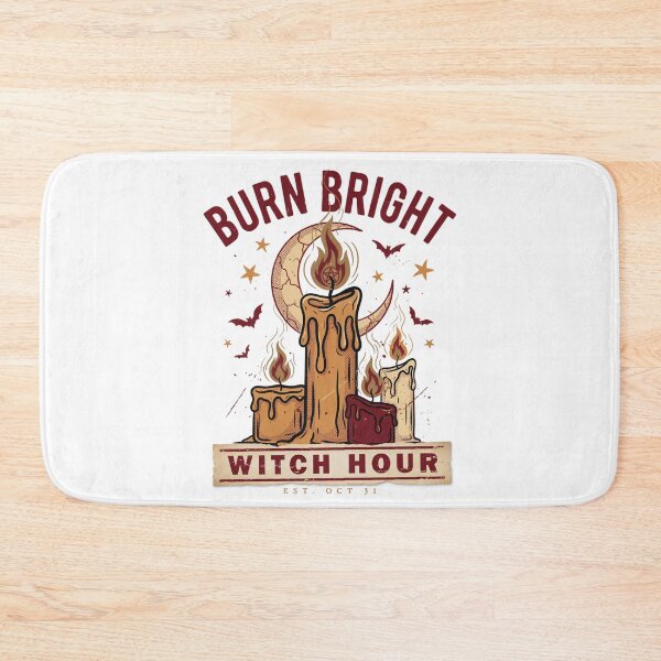 Item preview, Burn Bright Candle Witch T-Shirt | Witch Hour Halloween Graphic Tee v17 designed and sold by DarylWelsh2024.