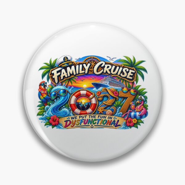 Item preview, TRAVEL COLLECTION - FAMILY CRUISE - 2027 - WE PUT THE FUN IN DYSFUNCTIONAL designed and sold by WheelieGdArt.