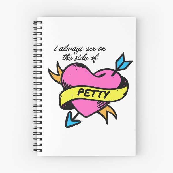 Item preview, i always err on the side of petty tattoo old school heart - black font designed and sold by "Nice" Guy Recovery Co..