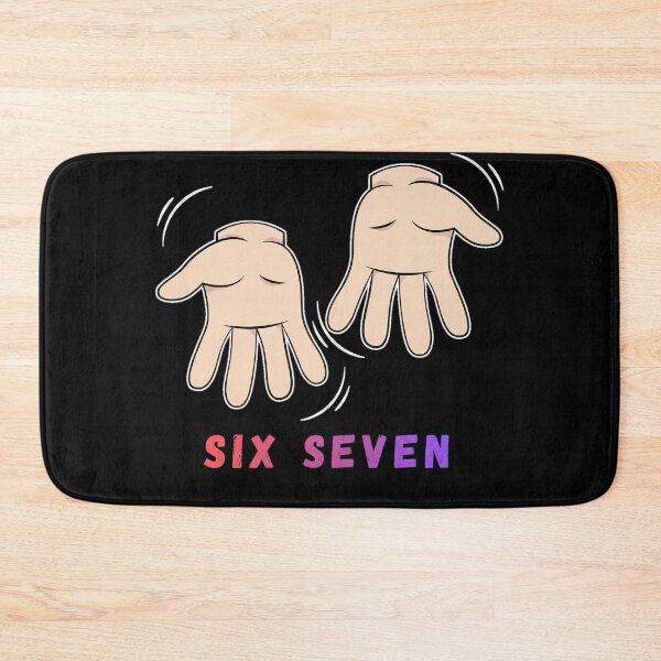 Item preview, Six Seven Minimalist Streetwear Hand Sign - Dark Edition designed and sold by JulSaMar03.