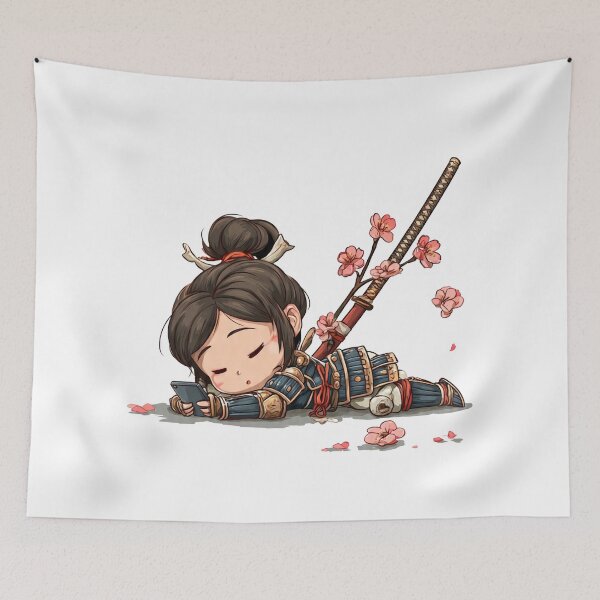 Item preview,  chibi samurai warrior  designed and sold by cutemakerotart.