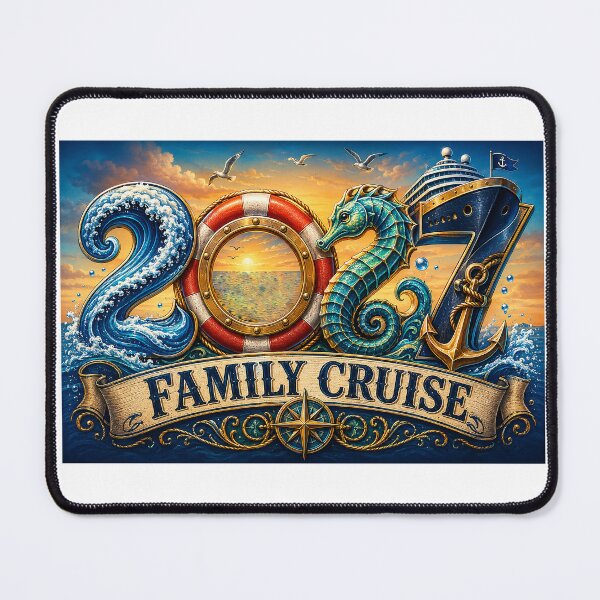 Item preview, TRAVEL COLLECTION - FAMILY CRUISE - 2027 designed and sold by WheelieGdArt.
