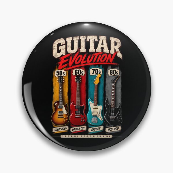 Item preview, Guitar Evolution Through the Decades designed and sold by Artnankin.