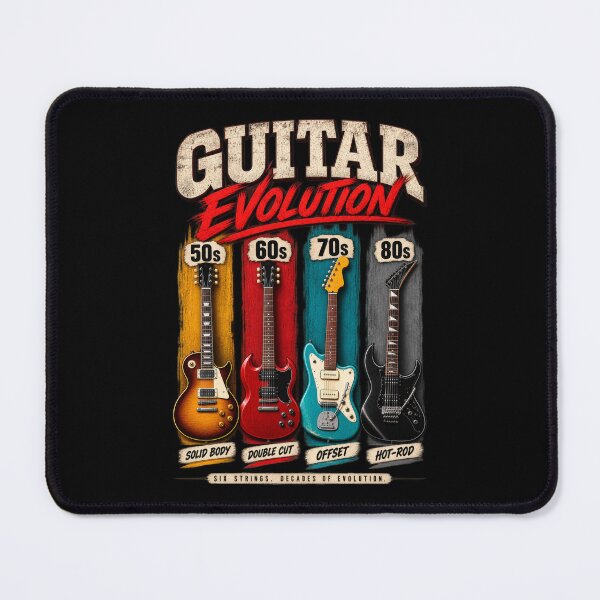 Item preview, Guitar Evolution Through the Decades designed and sold by Artnankin.