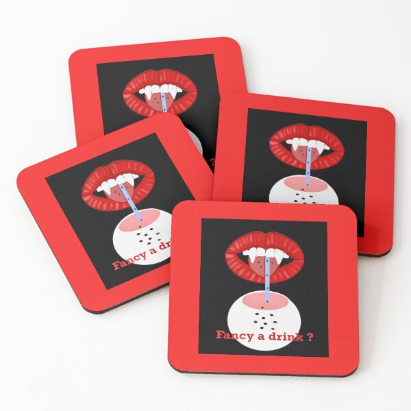 Item preview, Vampire Lips and Drink , Fancy a drink designed and sold by Elaine M Hayward .