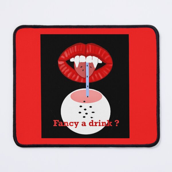 Item preview, Vampire Lips and Drink , Fancy a drink designed and sold by Elaine M Hayward .