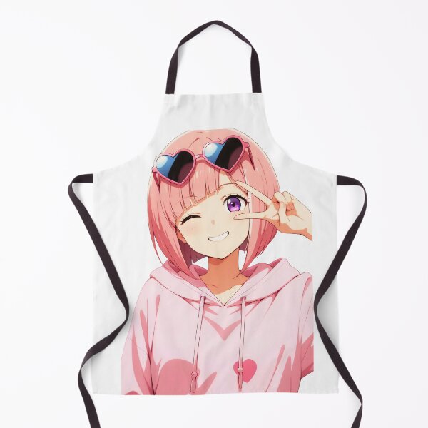 Item preview, Anime sex-Pink Heart Kawaii Anime Girl designed and sold by Raices del Litoral .