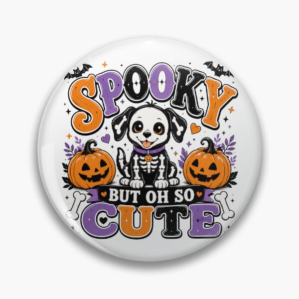 Item preview, Cute Halloween Skeleton Dog - Spooky But Oh So  designed and sold by JessArty ⭐⭐⭐⭐⭐.