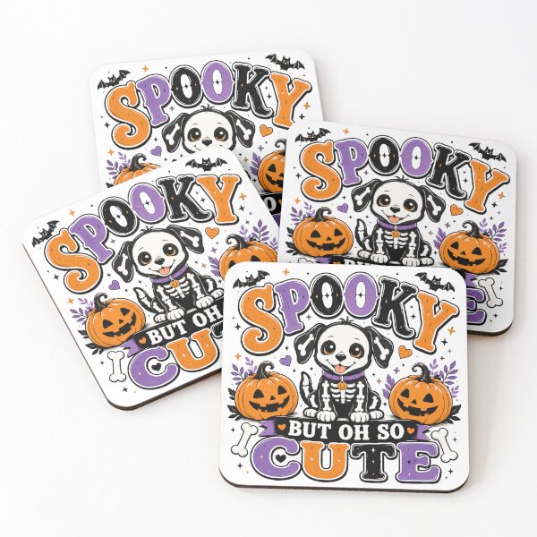 Item preview, Cute Halloween Skeleton Dog - Spooky But Oh So  designed and sold by JessArty ⭐⭐⭐⭐⭐.