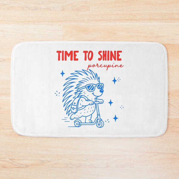 Item preview, Time to Shine Porcupine Funny Teacher Back to School designed and sold by gunaone-design.
