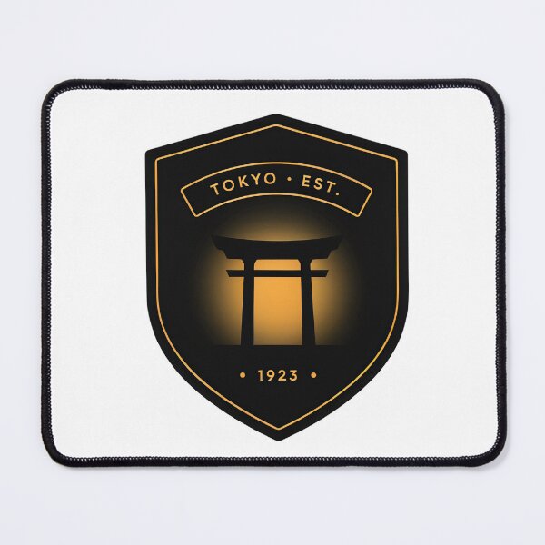Item preview, Tokyo Torii Gate Crest — Shield Badge Logo designed and sold by Shutter-Dragon.