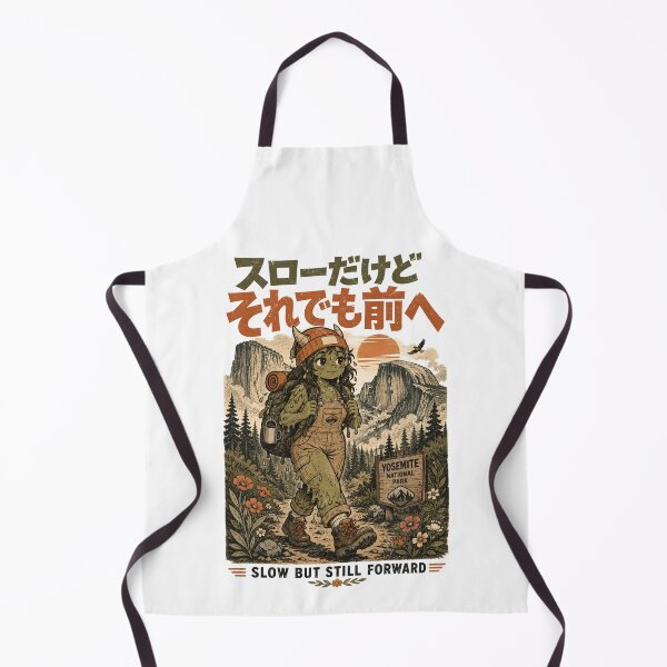 Item preview, Showa Retro Slow Hiking Slime Girl At Yosemite National Park Vintage designed and sold by Yellowriversss.
