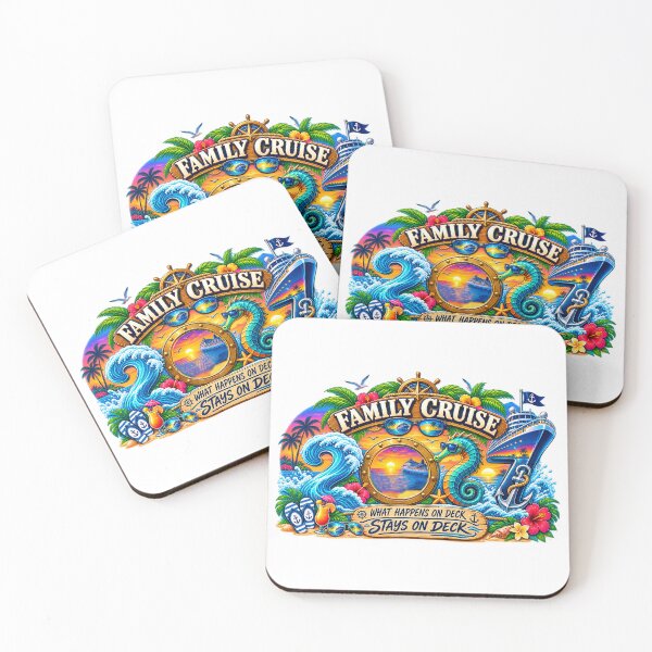 Item preview, TRAVEL COLLECTION - FAMILY CRUISE 2027 - WHAT HAPPENS ON DECK STAYS ON DECK designed and sold by WheelieGdArt.