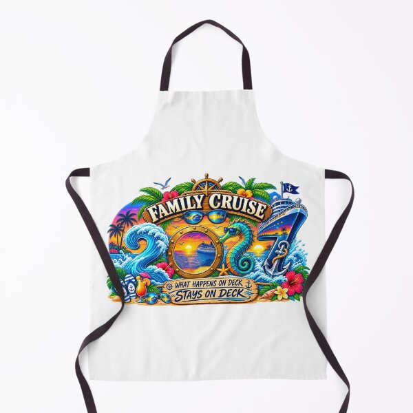 Item preview, TRAVEL COLLECTION - FAMILY CRUISE 2027 - WHAT HAPPENS ON DECK STAYS ON DECK designed and sold by WheelieGdArt.