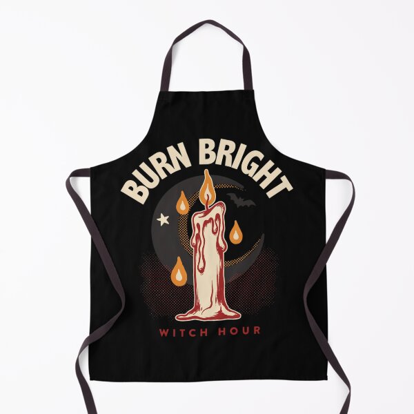 Item preview, Burn Bright Candle Witch T-Shirt | Witch Hour Halloween Graphic Tee v18 designed and sold by DarylWelsh2024.