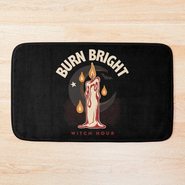 Item preview, Burn Bright Candle Witch T-Shirt | Witch Hour Halloween Graphic Tee v18 designed and sold by DarylWelsh2024.