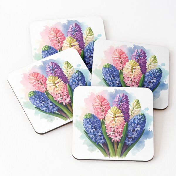 Item preview, Hyacinth flowers designed and sold by PrintLabStudio.