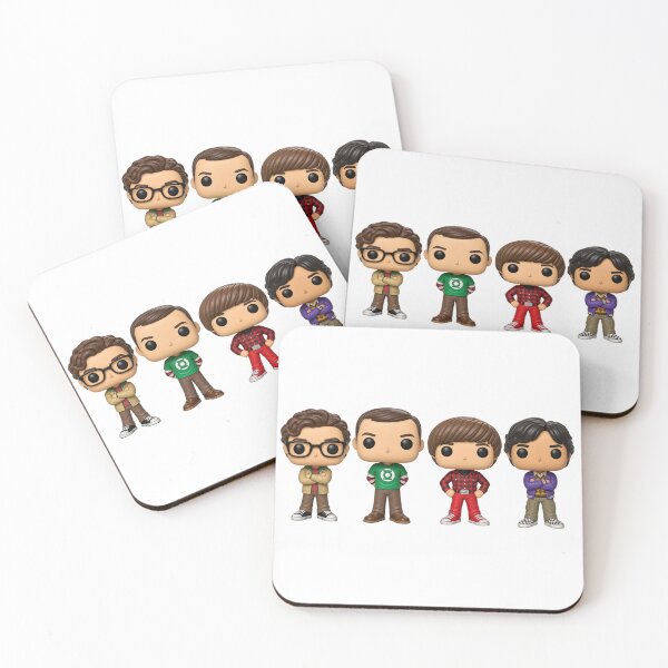Item preview, Big Bang Theory Men Vinyl Figures designed and sold by Ohio Valley Pixels.