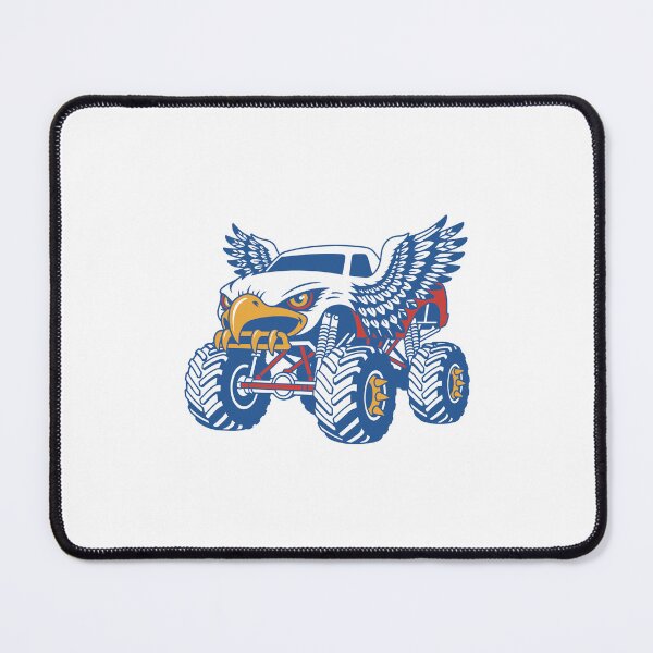 Item preview, Bald Eagle Monster Truck Kids Patriotic Bird Graphic designed and sold by gunaone-design.