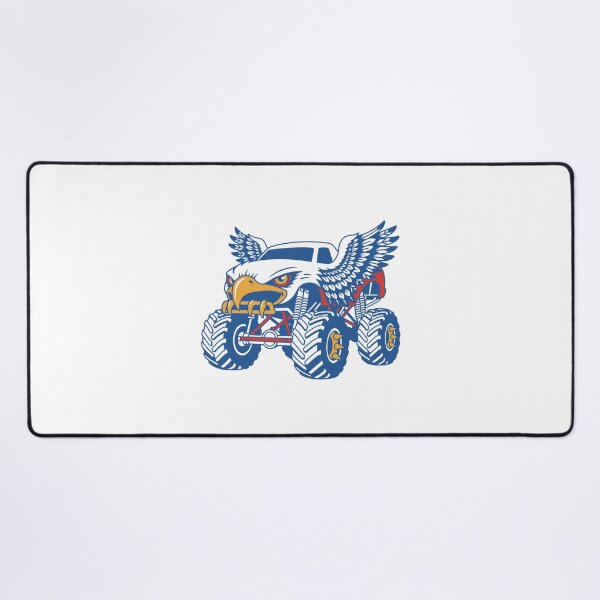Item preview, Bald Eagle Monster Truck Kids Patriotic Bird Graphic designed and sold by gunaone-design.