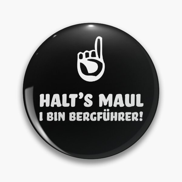Item preview, Ich bin Bergführer /  black version designed and sold by rainbowbirds.