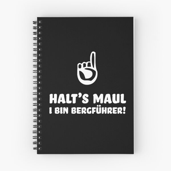 Item preview, Ich bin Bergführer /  black version designed and sold by rainbowbirds.