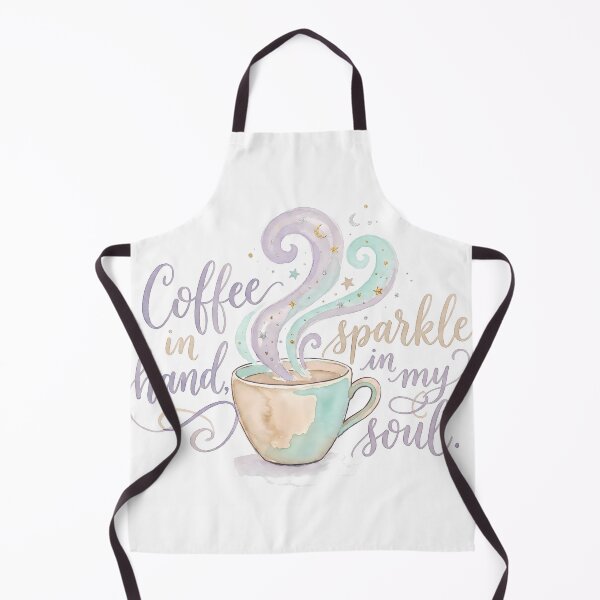 Item preview, B Coffee In Hand Sparkle In My Soul designed and sold by ART ATTACK ZONE.