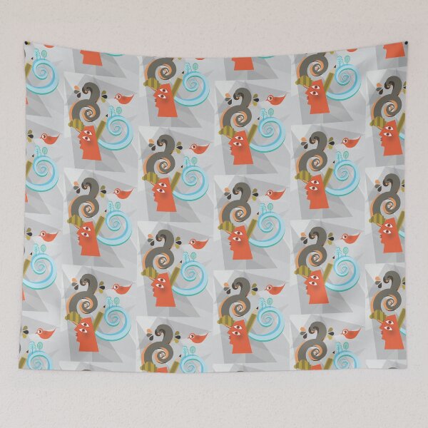 Item preview, Surreal Mind Inspiration Whimsical Abstract Illustration designed and sold by LuxocaDesigns24.